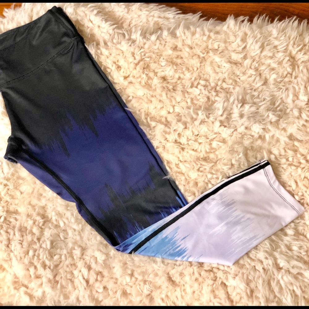 Cropped ombré leggings